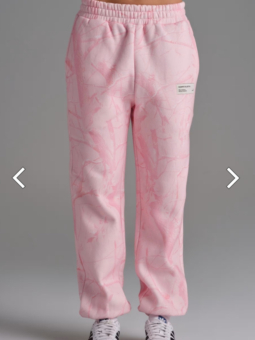 Pink Comfrt Camo Sweatpants